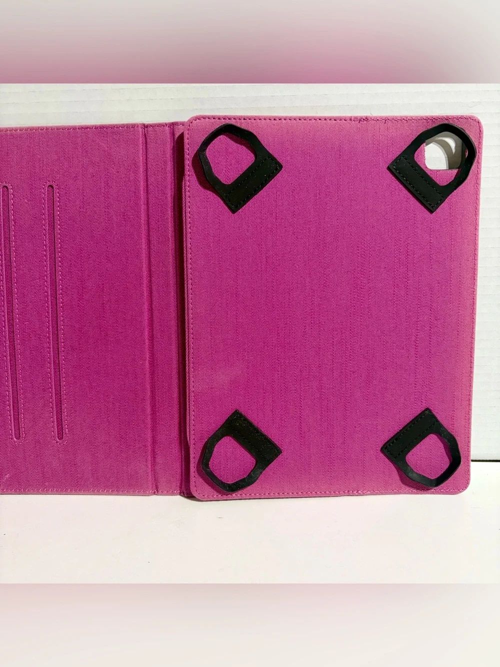 Lifeworks Case For iPad Tablet 9.7 in Screen Cover Folding Flip Stand Gray Pink